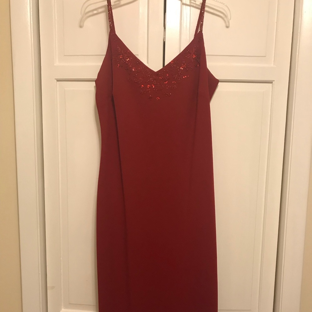 Red dress